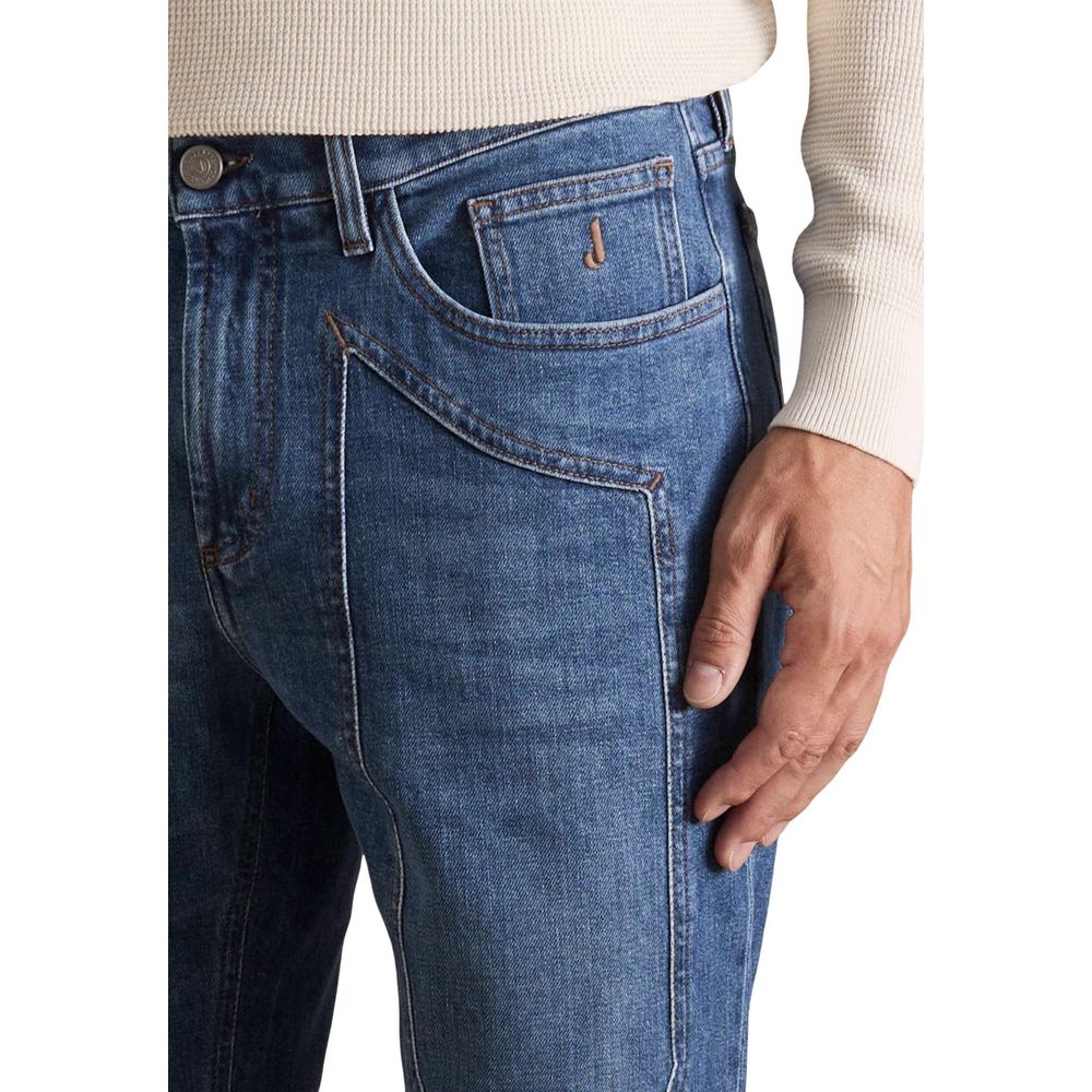 Jeckerson Light Blue Cotton Skinny Jeans