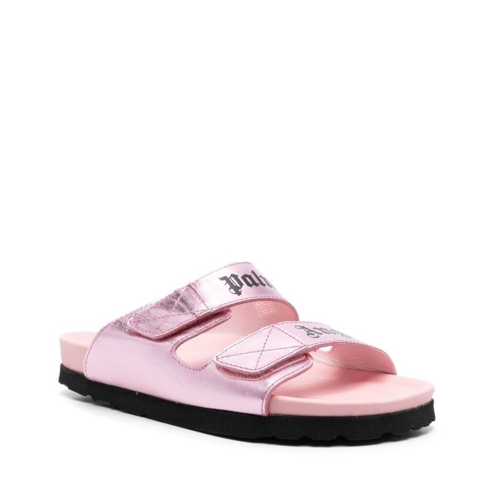 Palm Angels Multicolor Calfskin Strap-On Sandals