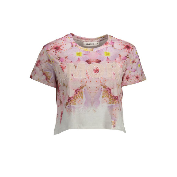Desigual Rosa Cotton Women T-Shirt