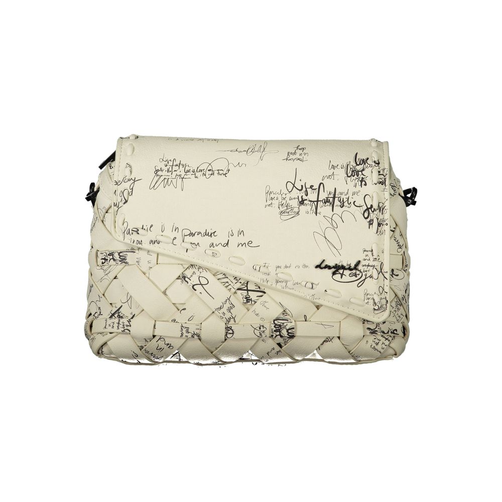 Desigual Bianco Polyurethane Women Handbag
