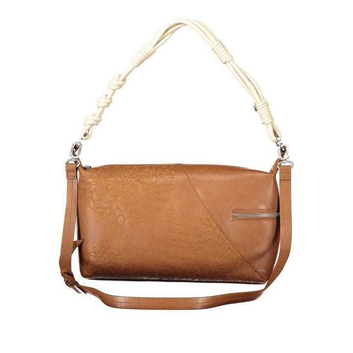 Desigual Marrone Polyurethane Women's Shoulder Bag