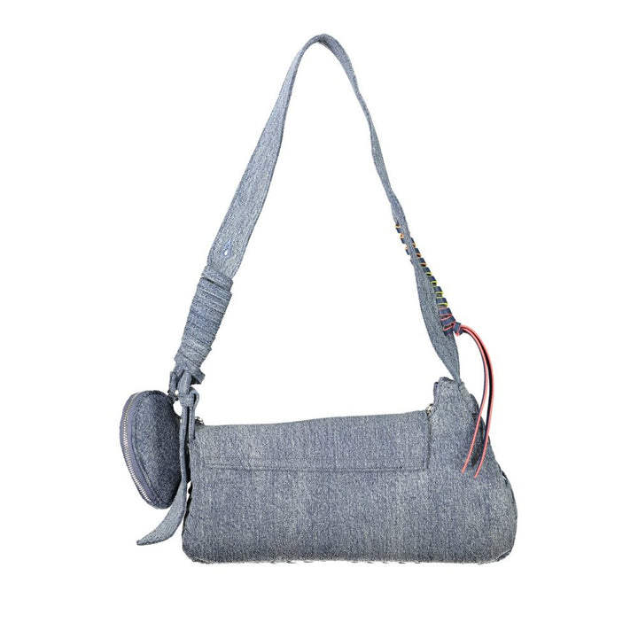 Desigual Azzurro Cotton Women Shoulder Bag