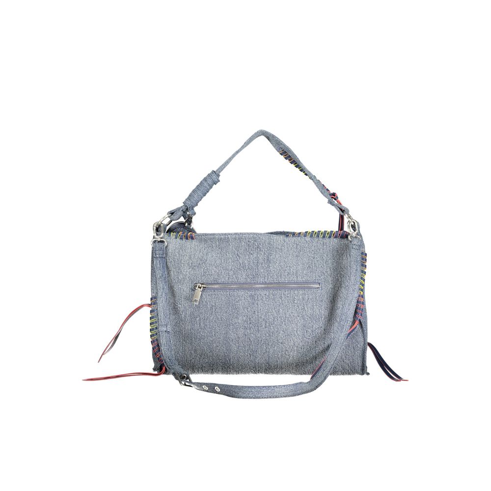 Desigual Blue Cotton Handbag
