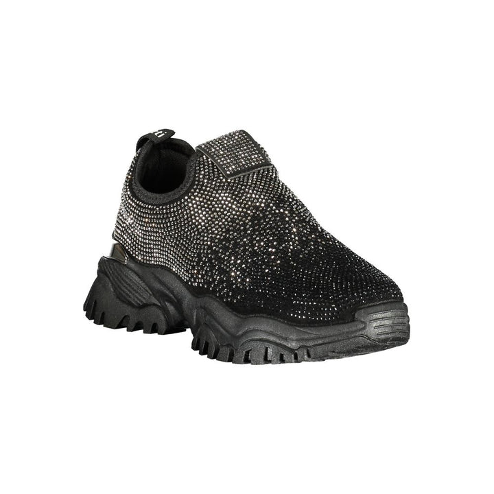 Laura Biagiotti Black Polyester Athletic Sneakers