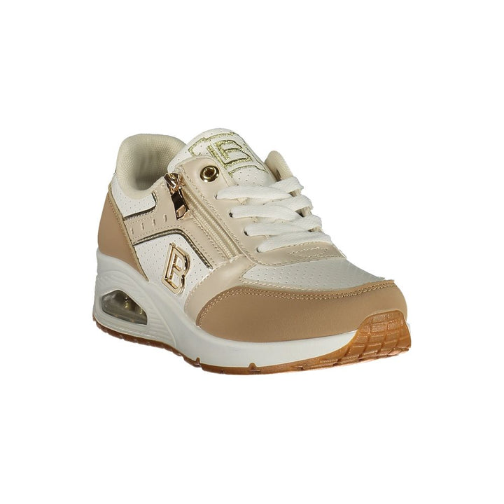 Laura Biagiotti White Polyester Athletic Sneakers