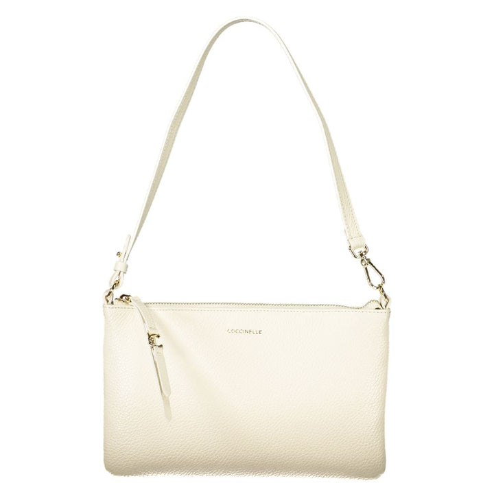 Coccinelle White Leather Handbag