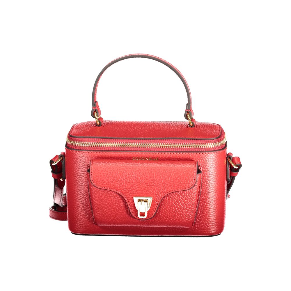 Coccinelle Red Leather Handbag