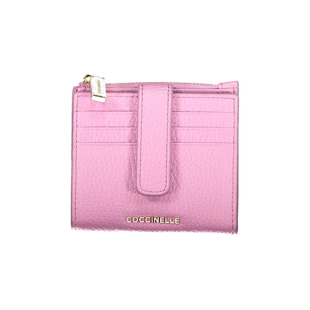Coccinelle Purple Leather Wallet