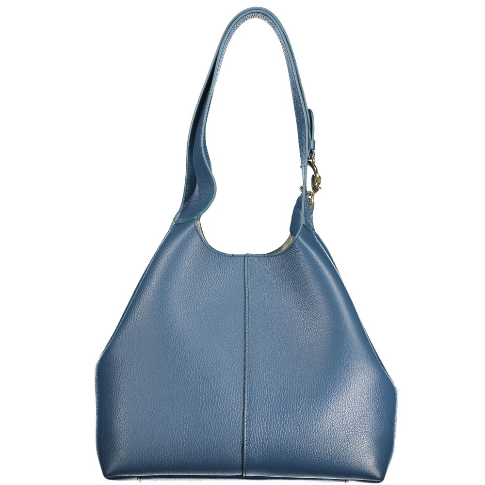 Coccinelle Blue Leather Handbag