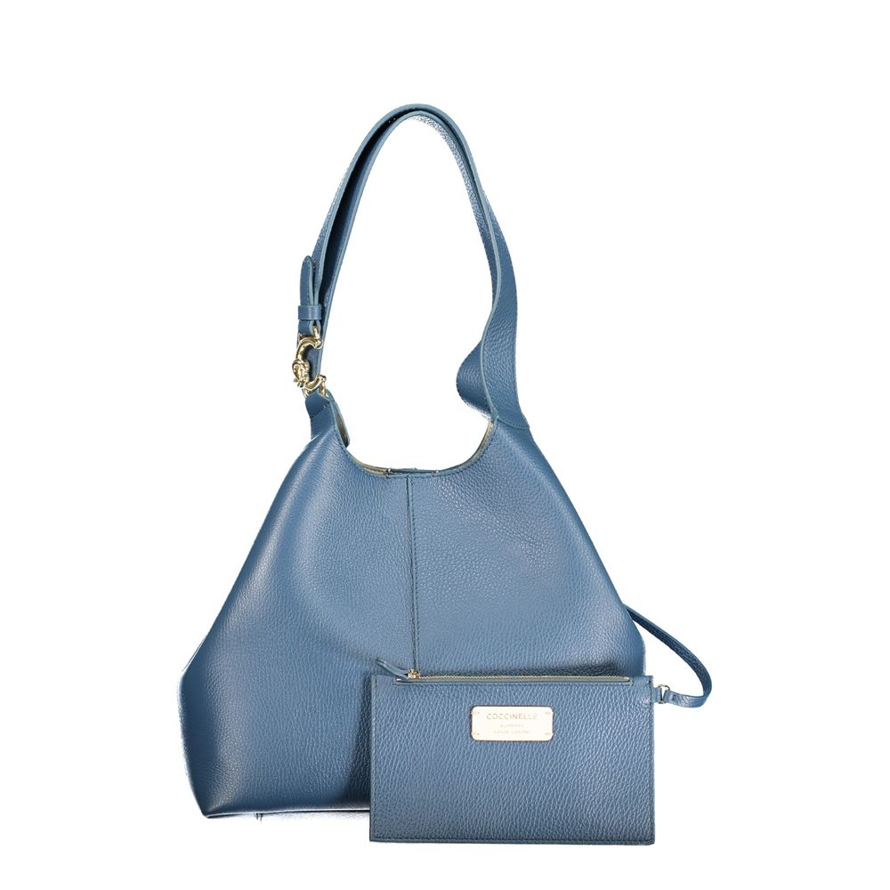 Coccinelle Blue Leather Handbag