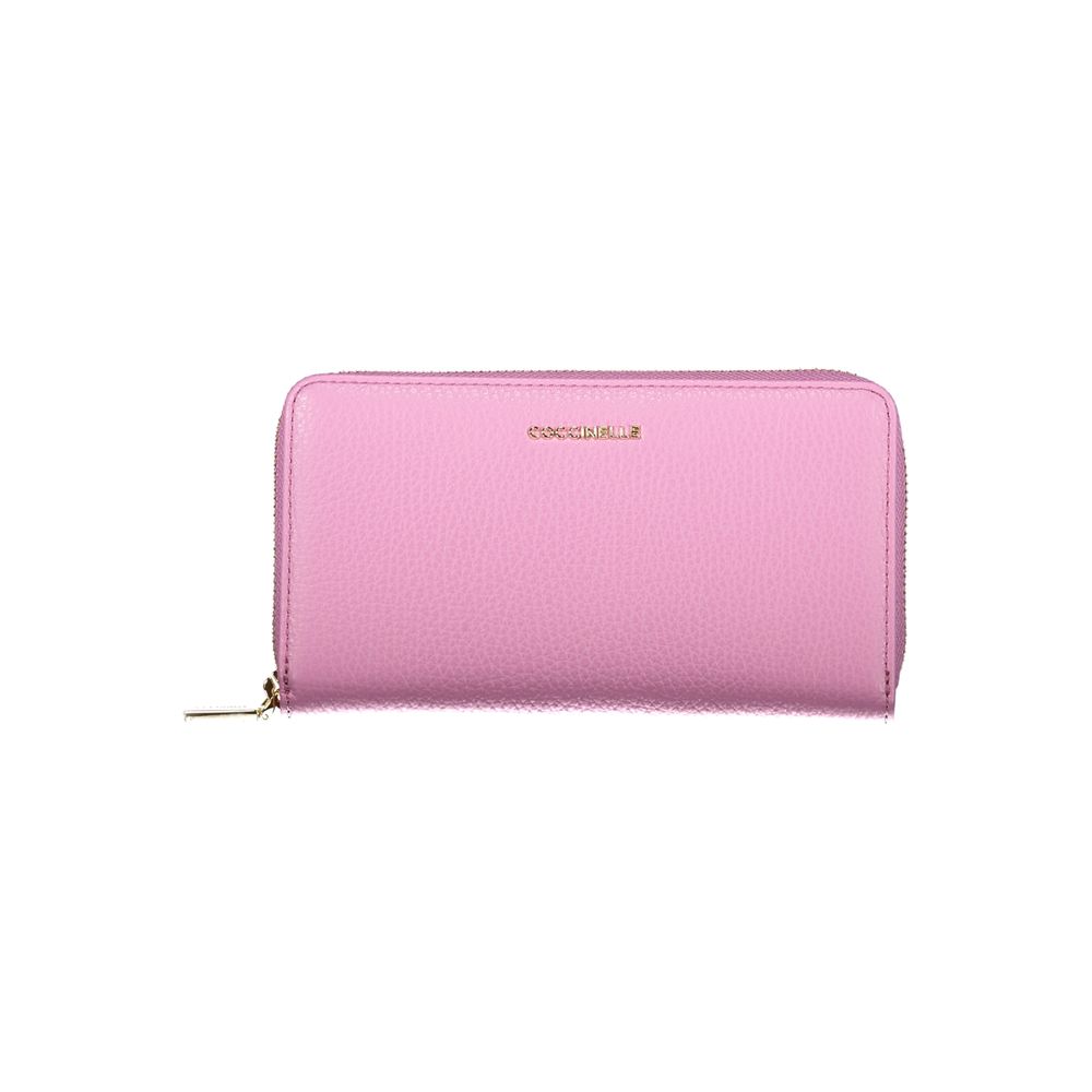 Coccinelle Purple Leather Wallet