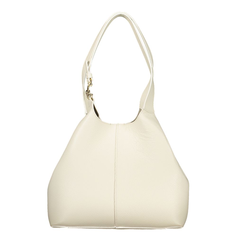 Coccinelle White Leather Handbag