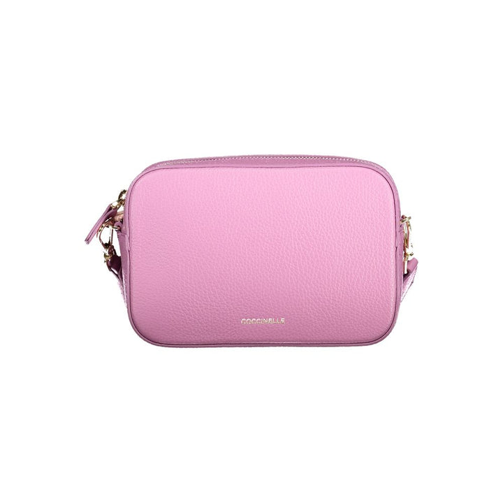 Coccinelle Purple Leather Handbag