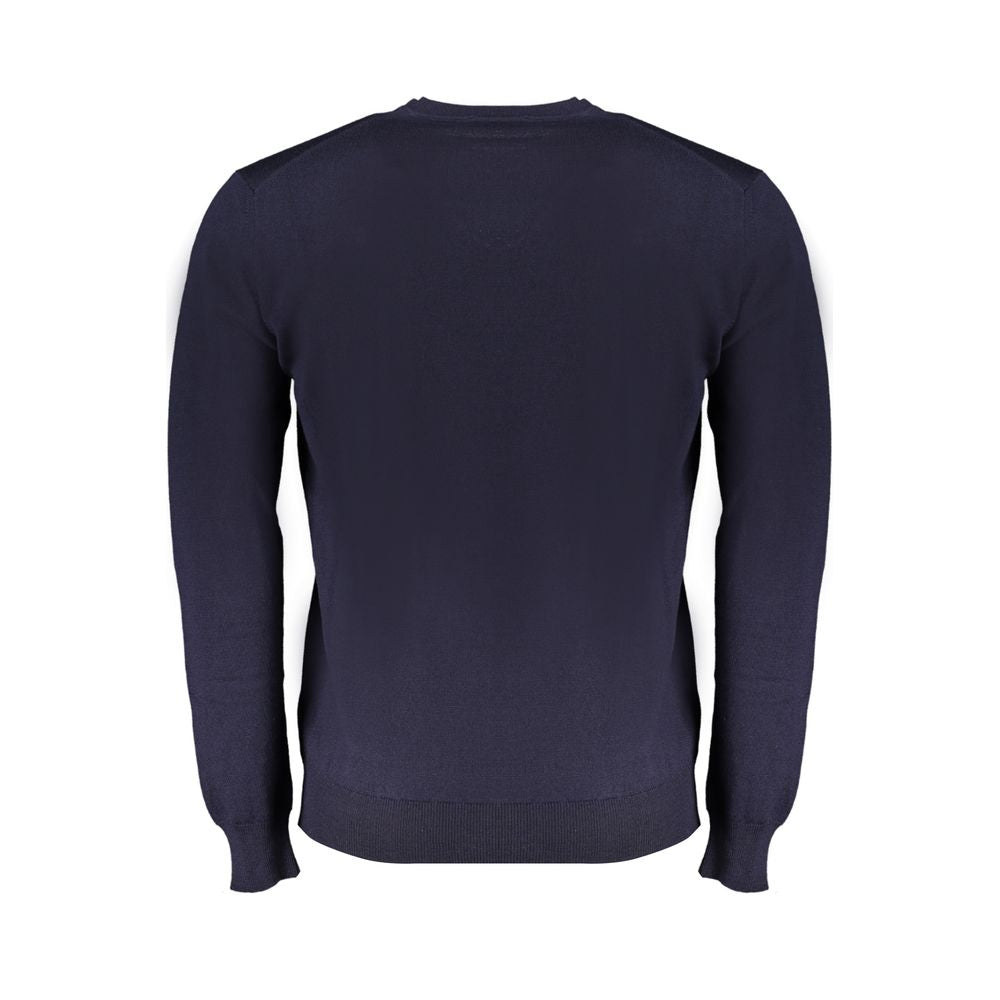 Harmont & Blaine Blue Wool Men Sweater
