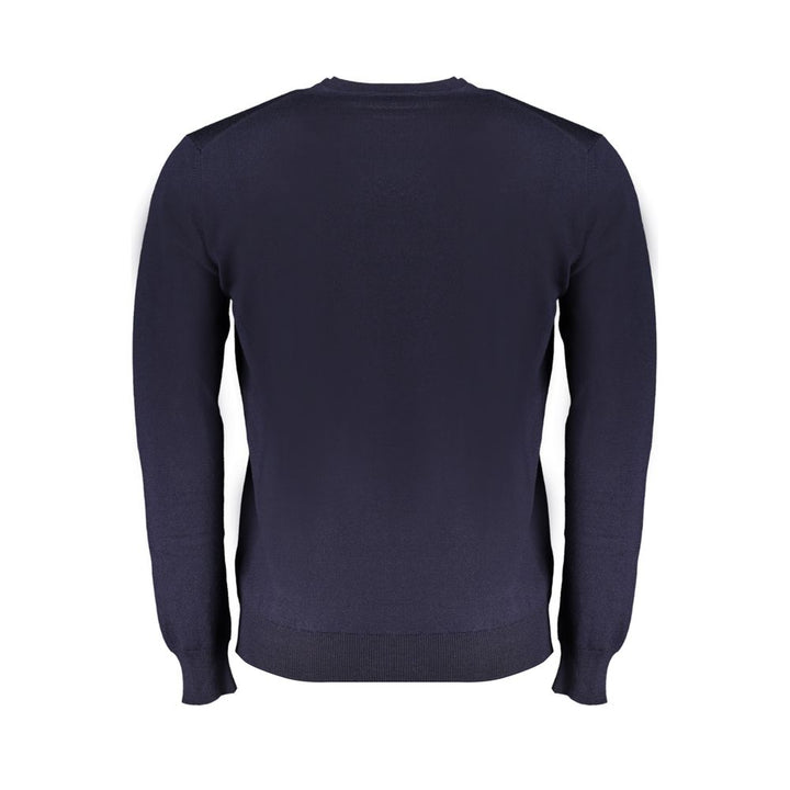 Harmont & Blaine Blue Wool Men Sweater