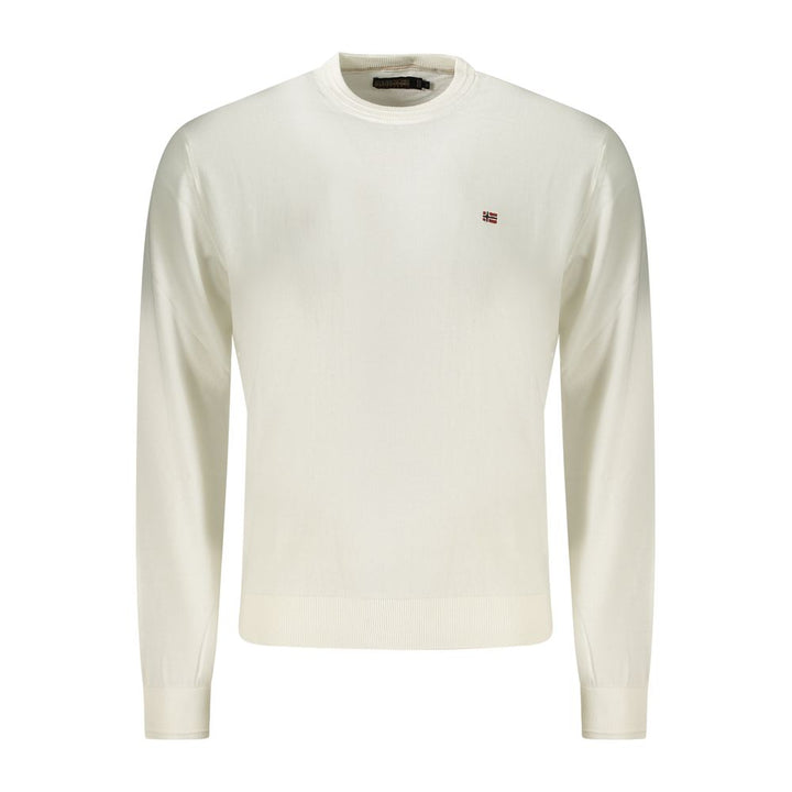 Napapijri White Cotton Men Shirt