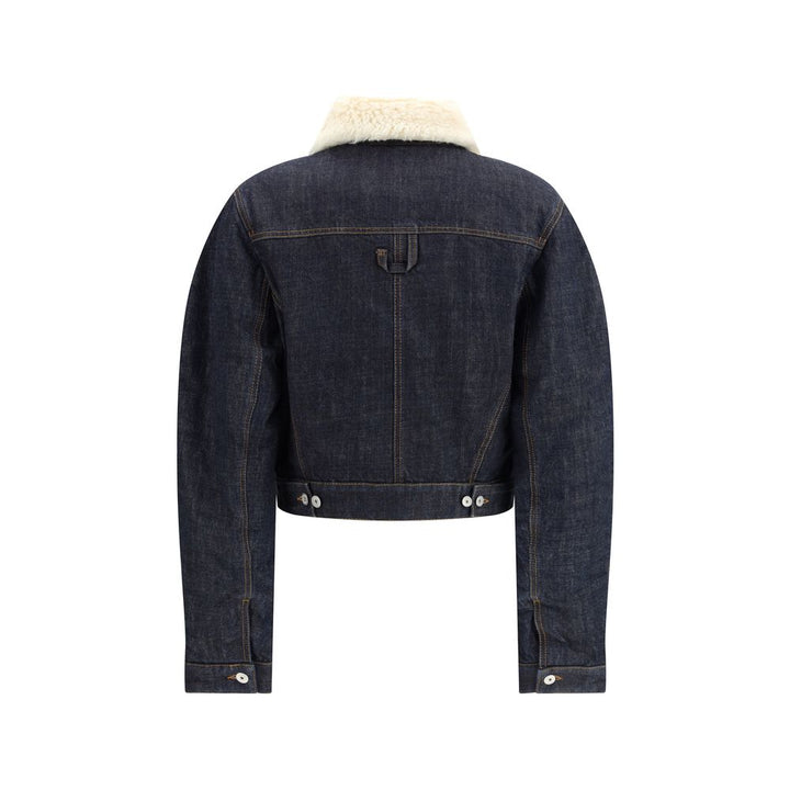 Jacquemus Blue Cotton Sweatshirt