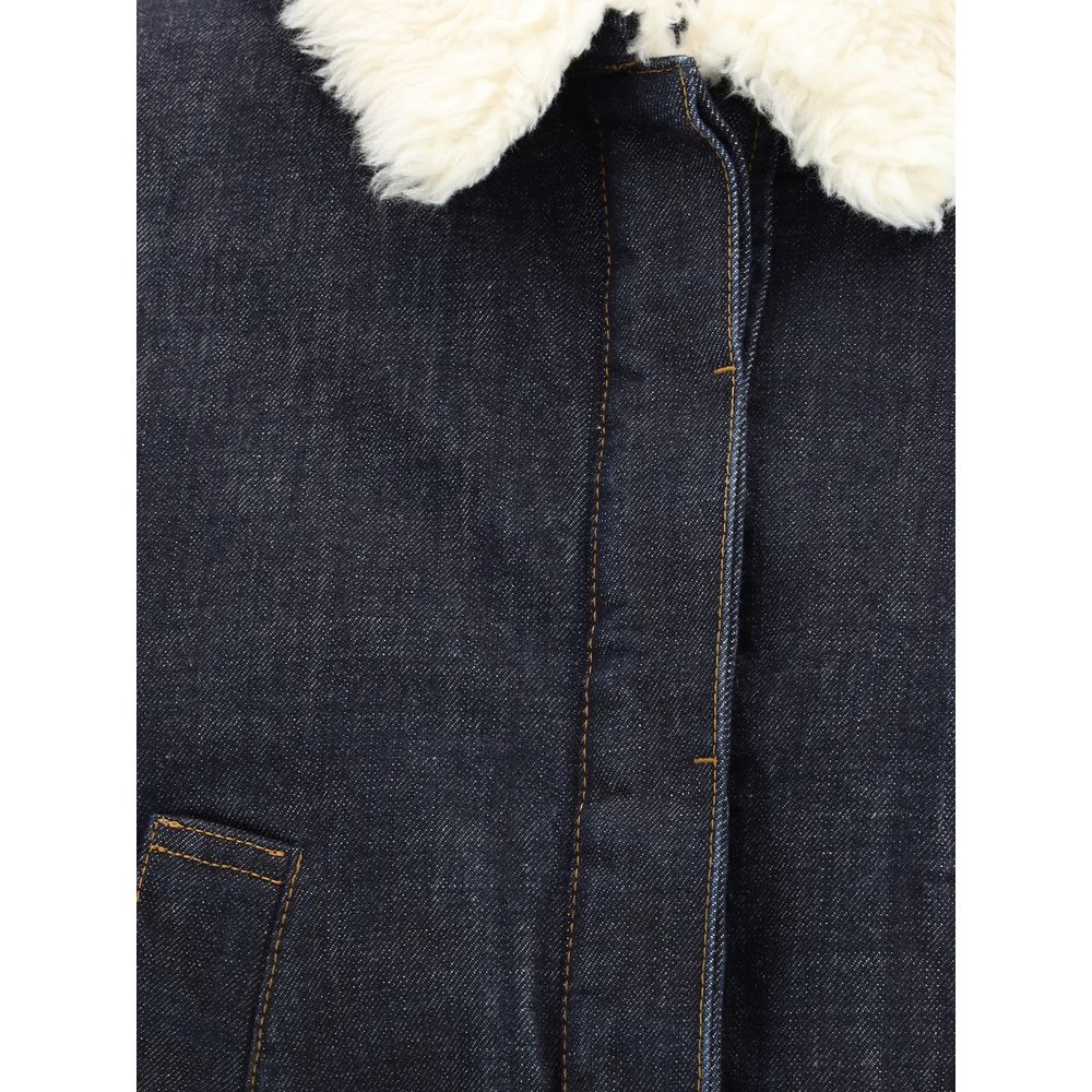 Jacquemus Blue Cotton Sweatshirt