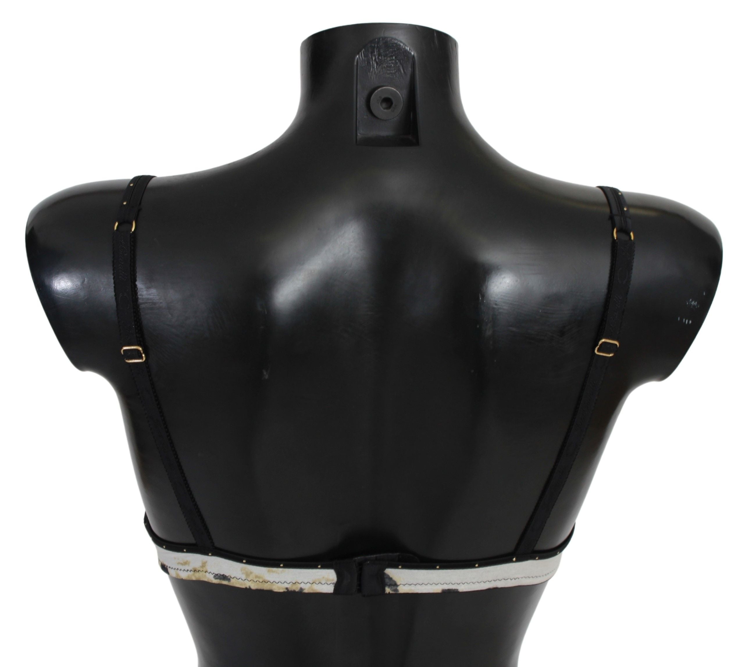 Just Cavalli White Polyester Spandex Push Up Bra Underwear