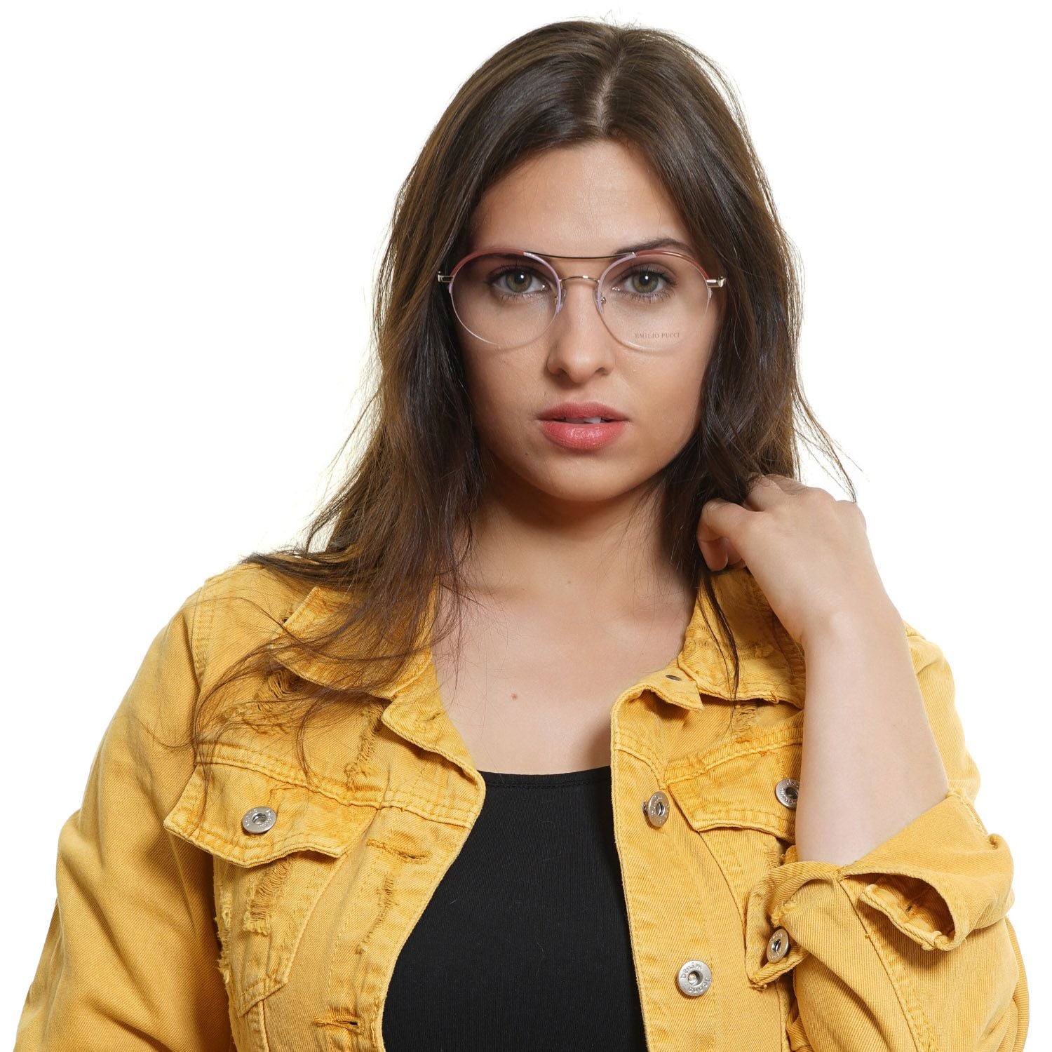 Emilio Pucci Multicolor Metal Glasses (Frames)