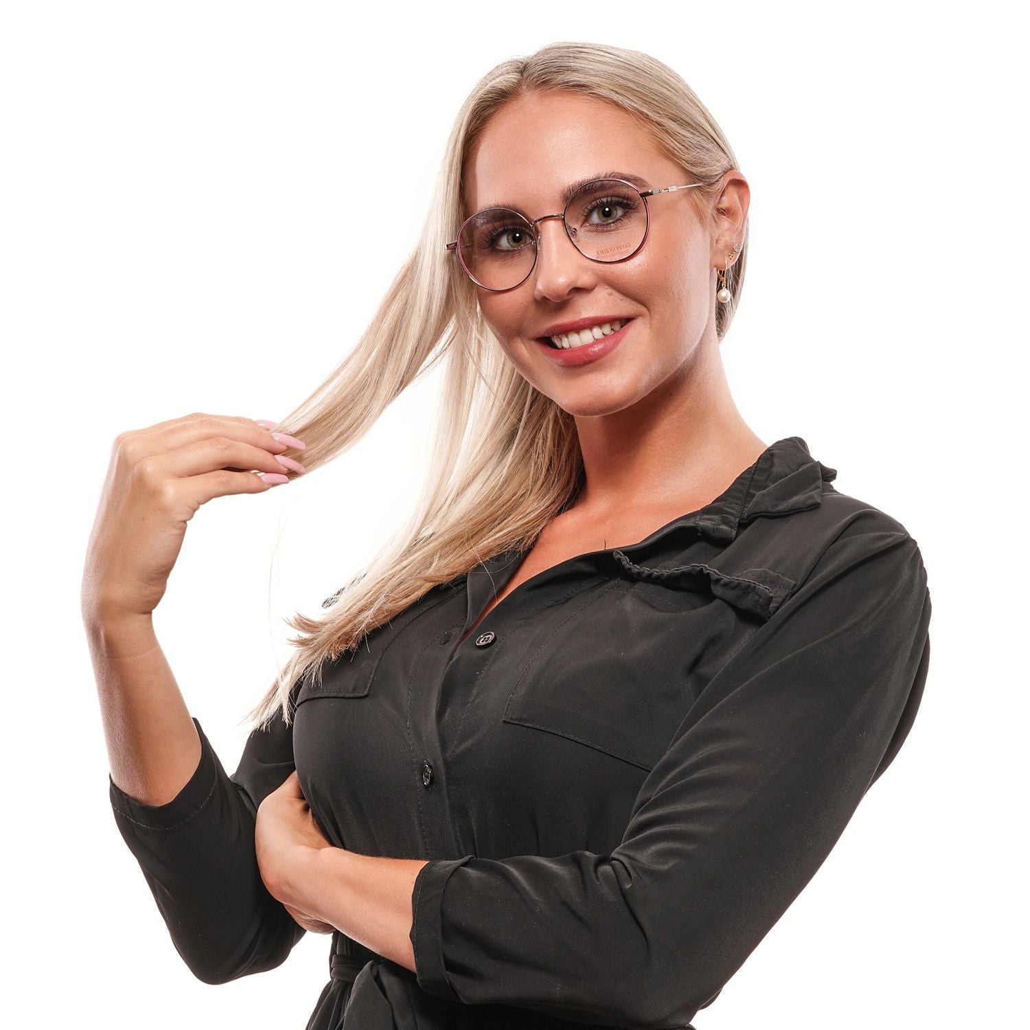 Emilio Pucci Gray Metal Glasses (Frames)