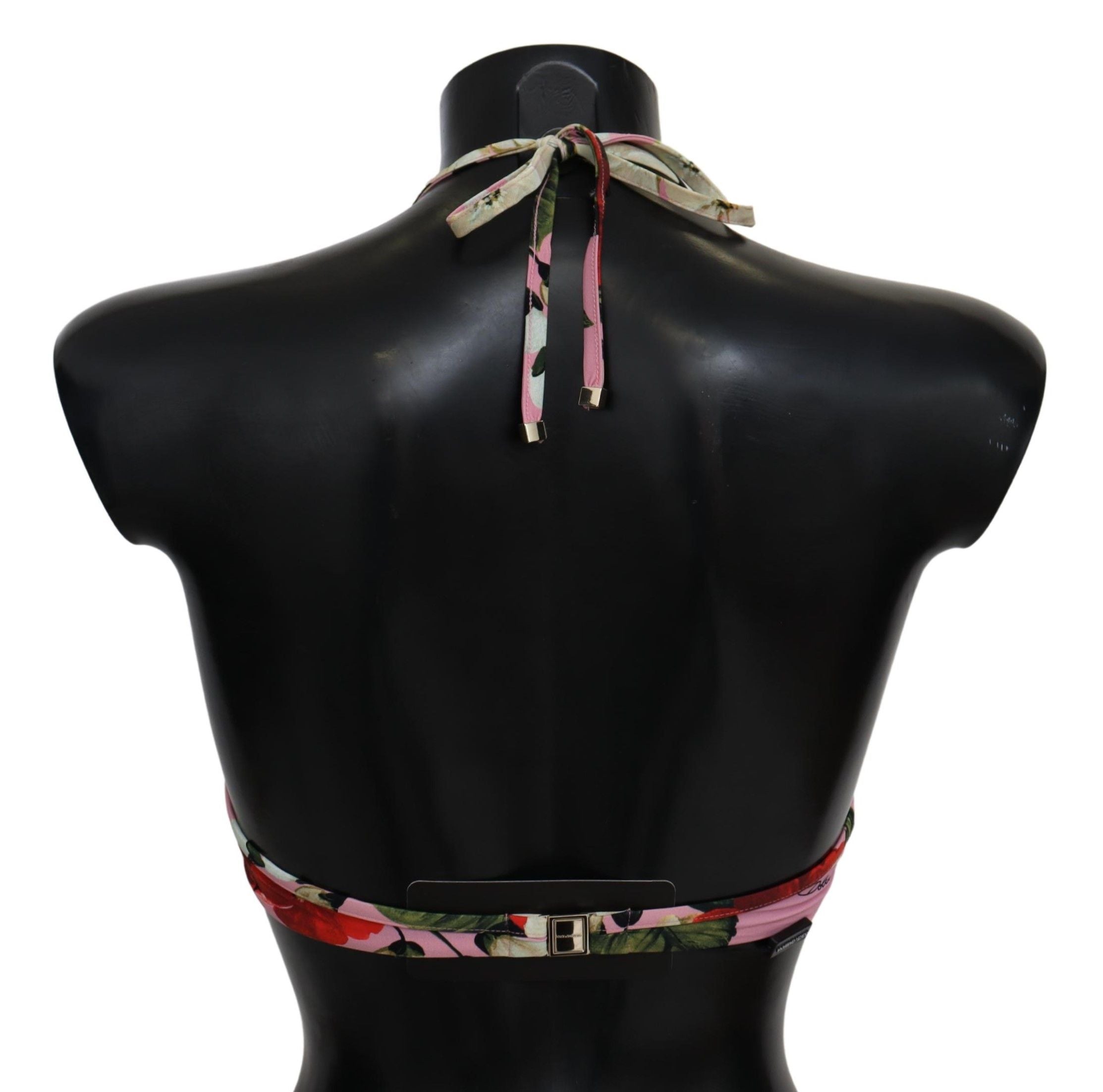 Dolce & Gabbana Multicolor Floral Swimsuit Beachwear Bikini Tops