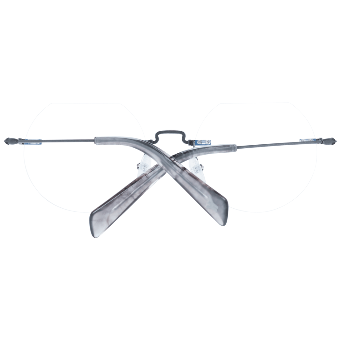 Yohji Yamamoto Gray Metal Glasses (Frames)