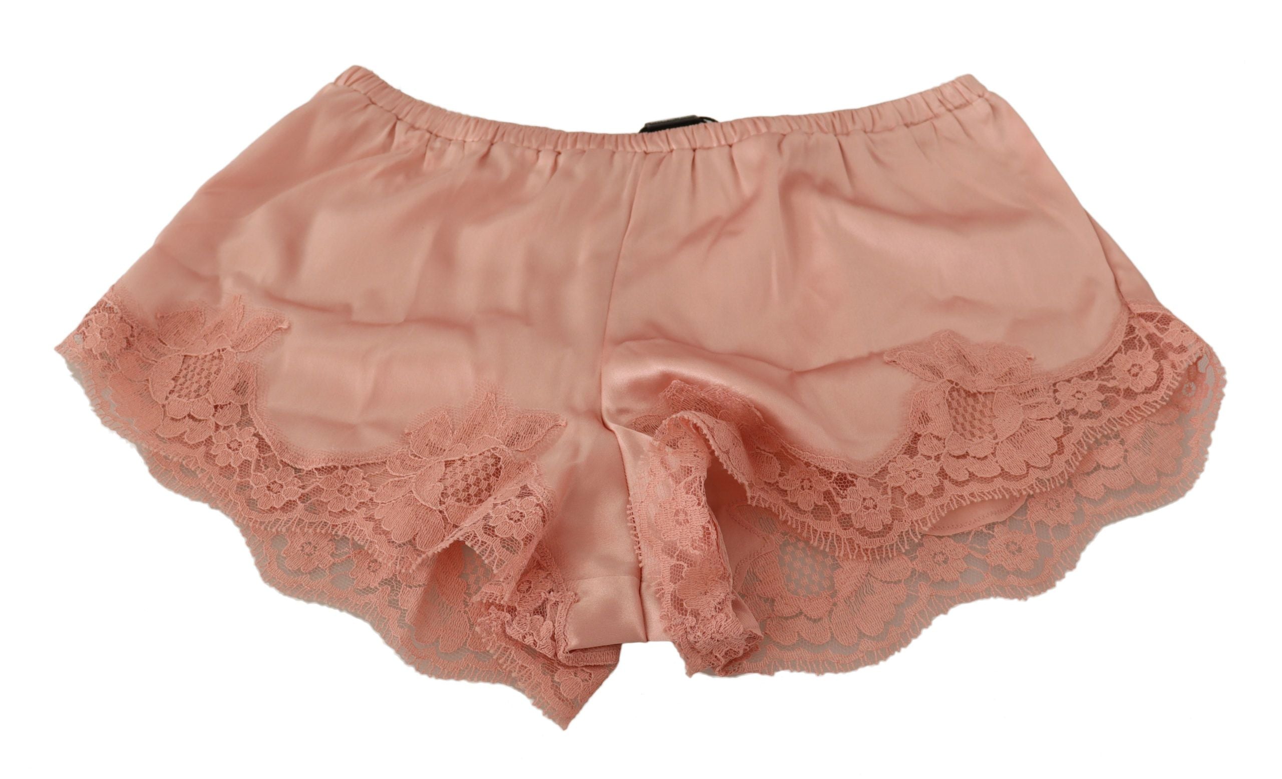 Dolce & Gabbana Pink Floral Lace Lingerie Underwear