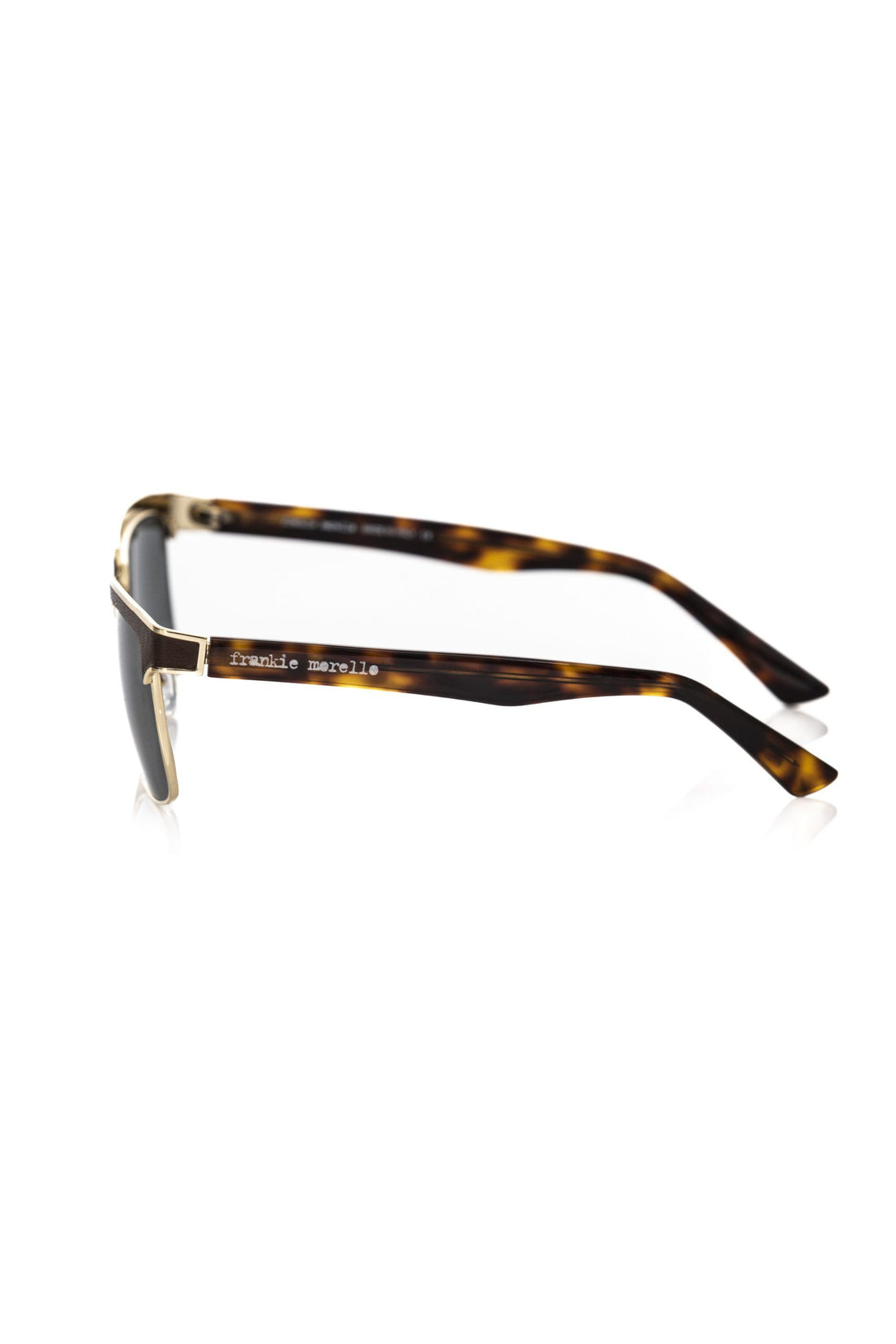 Frankie Morello Brown Metallic Sunglass for Men