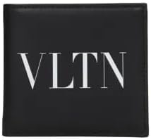 Valentino Garavani Men's VLTN Black Leather Wallet