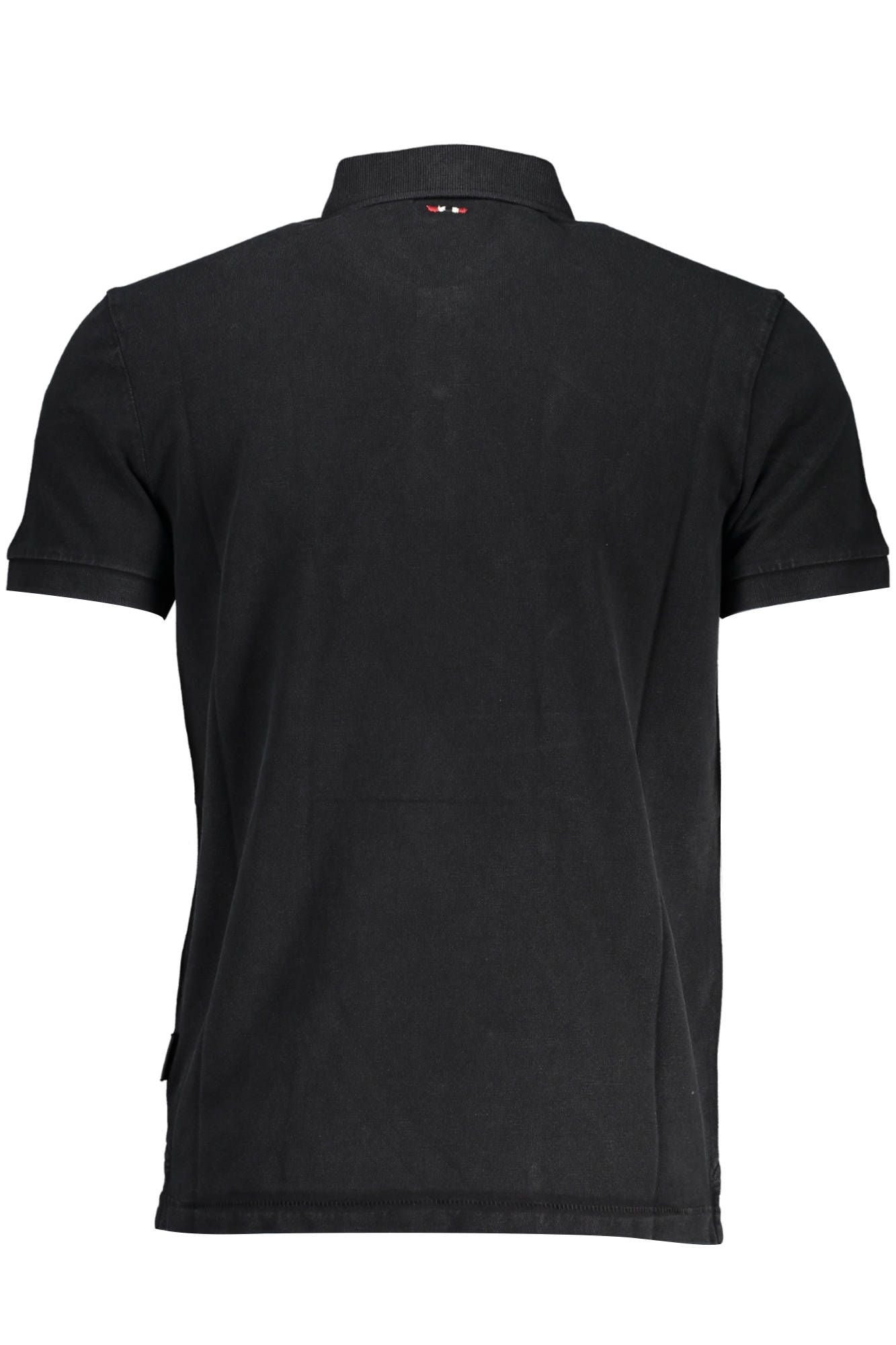 Napapijri Black Cotton Polo Shirt