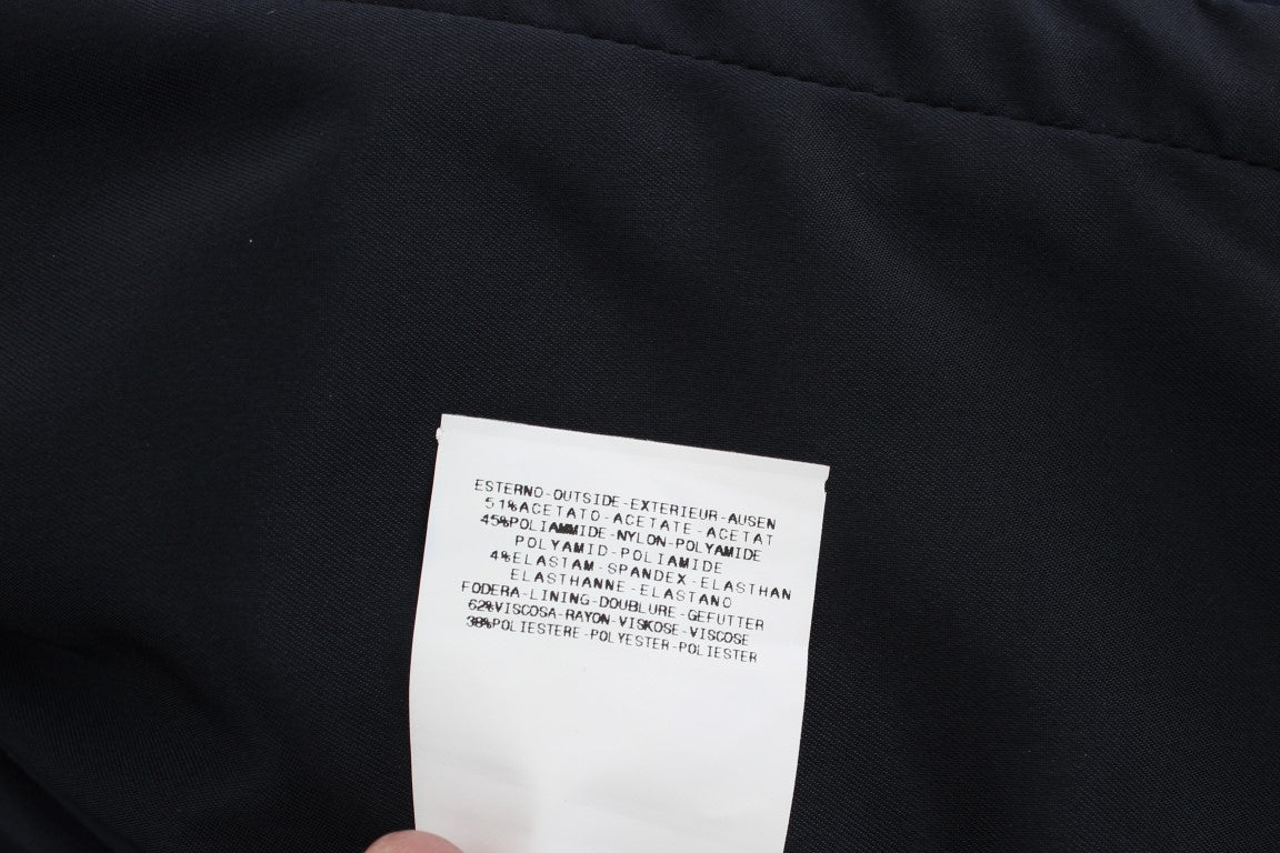 Exte Blue Three Button Single Breasted Blazer Jacket