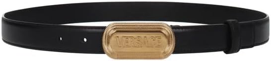 Versace Men's Black Leather Belt (105IT-42US)