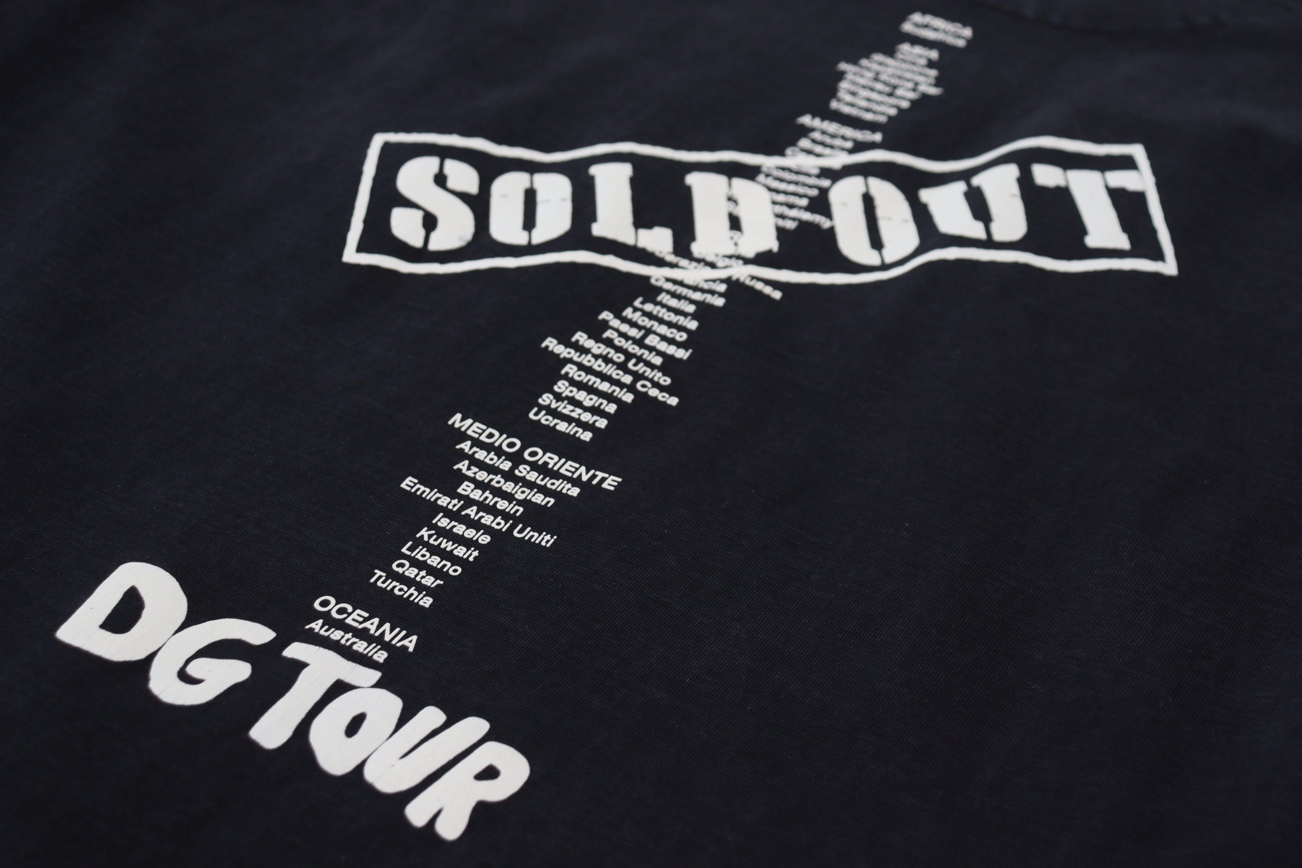 Dolce & Gabbana Black D&G Fashion Round Neck Cotton T-shirt