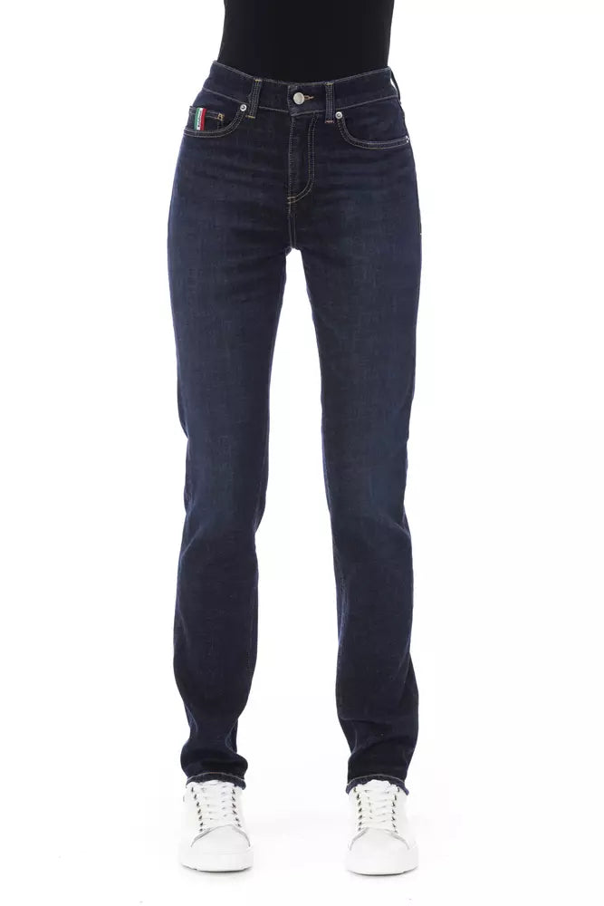 Baldinini Trend Blue Cotton Women's Jeans