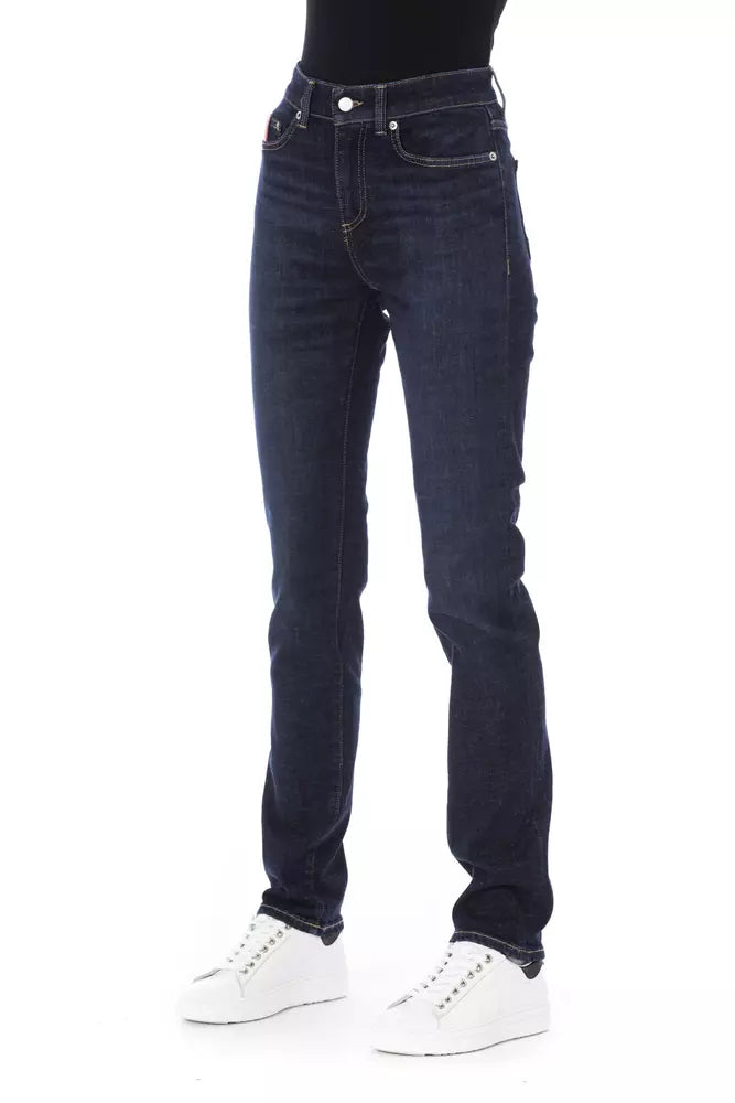 Baldinini Trend Blue Cotton Women's Jeans