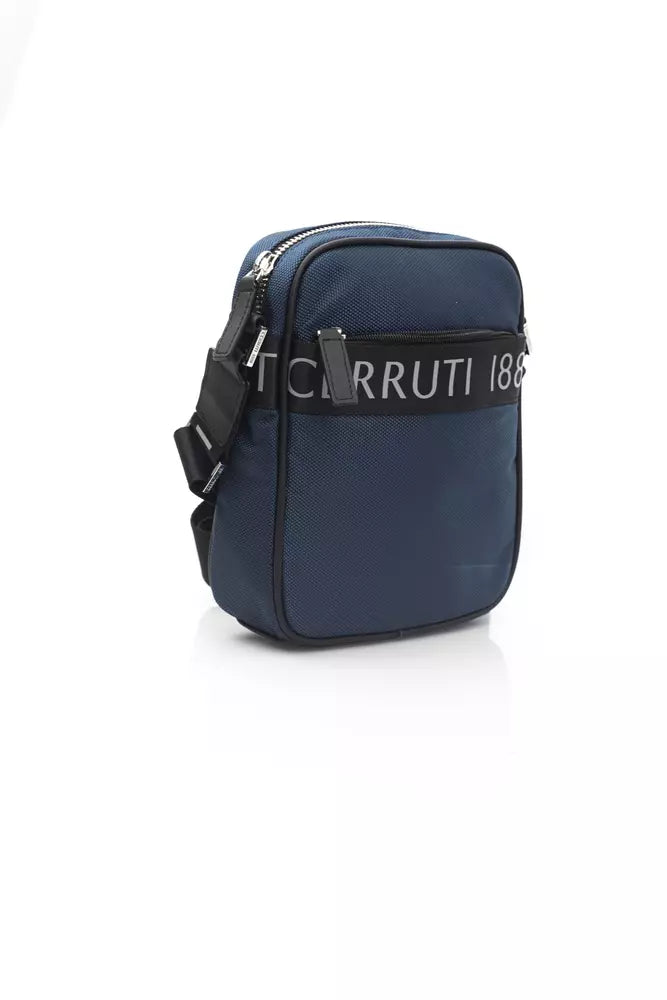 Cerruti 1881 Blue Nylon Women Crossbody Bag