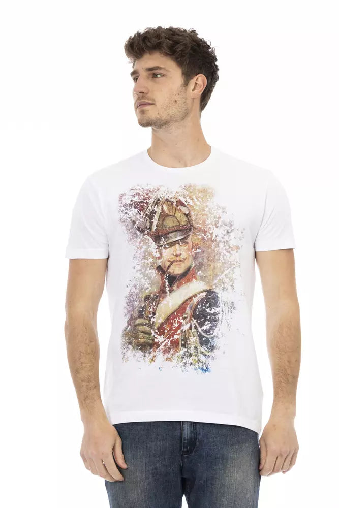 Trussardi Action White Cotton T-Shirt