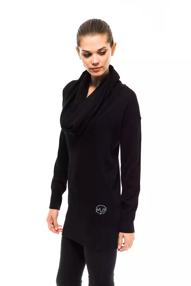 Montana Blu Black Wool Sweater