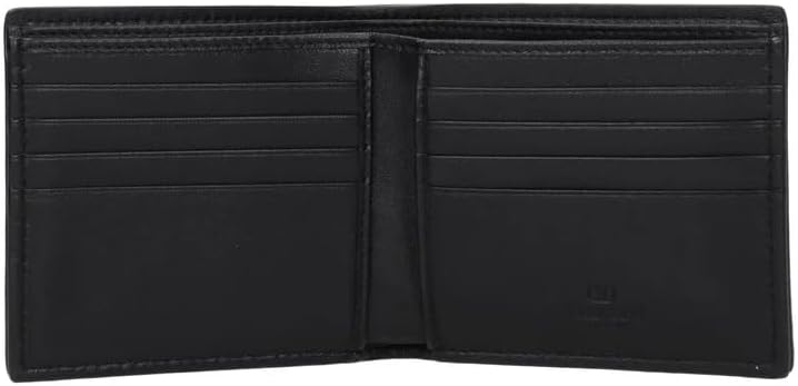 Valentino Garavani Men's Black Fabric V Logo Wallet