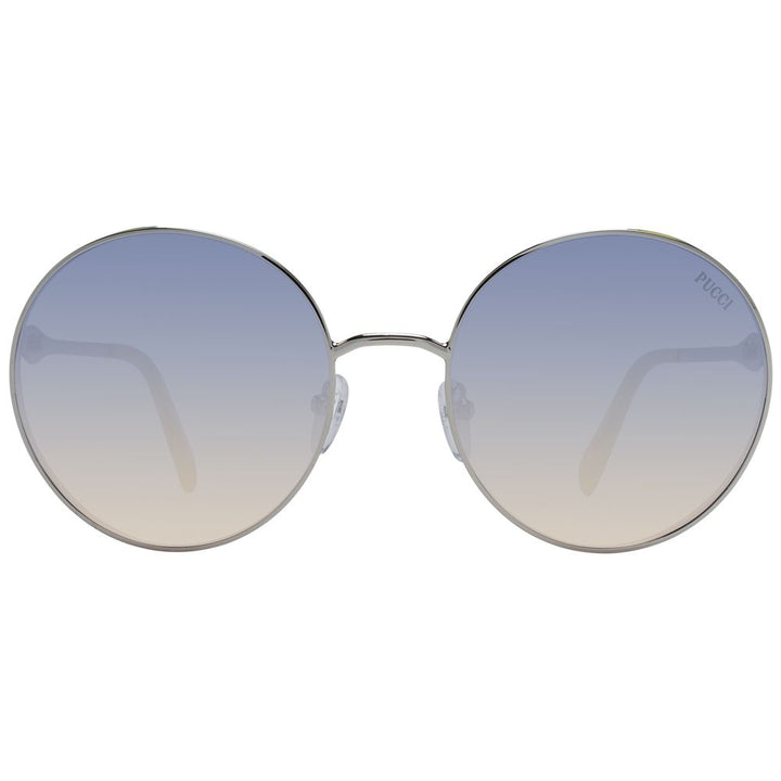 Emilio Pucci Silver Metal Sunglasses