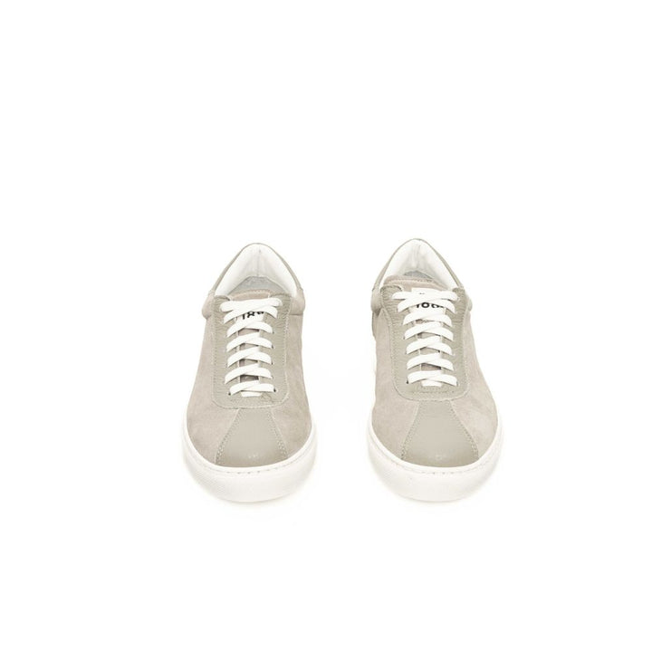 Cerruti 1881 Gray Cowhide Men Sneaker