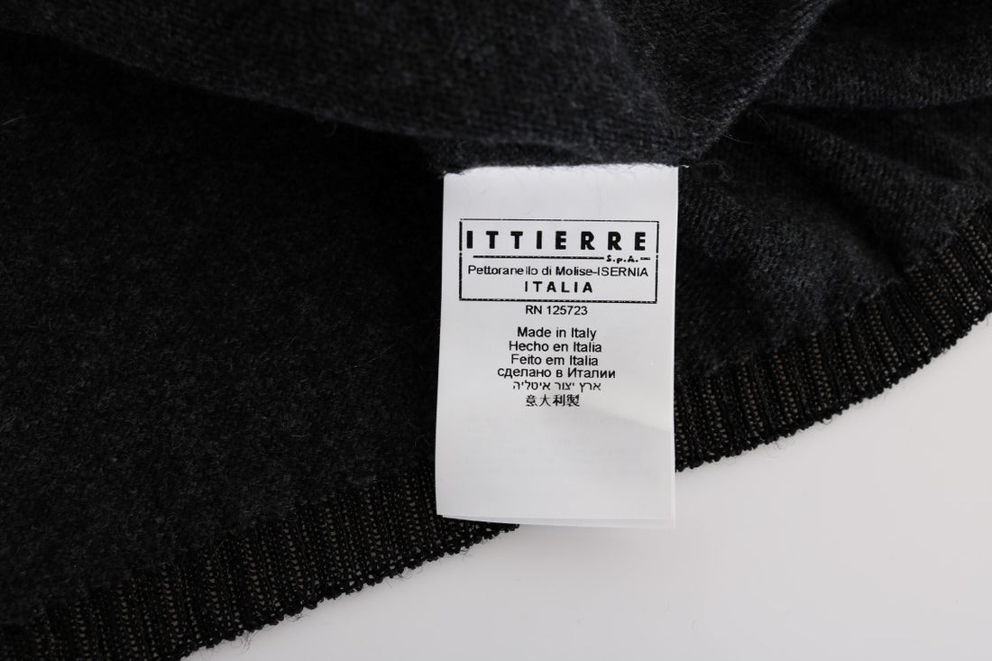 Costume National Gray Viscose Knitted Sweater