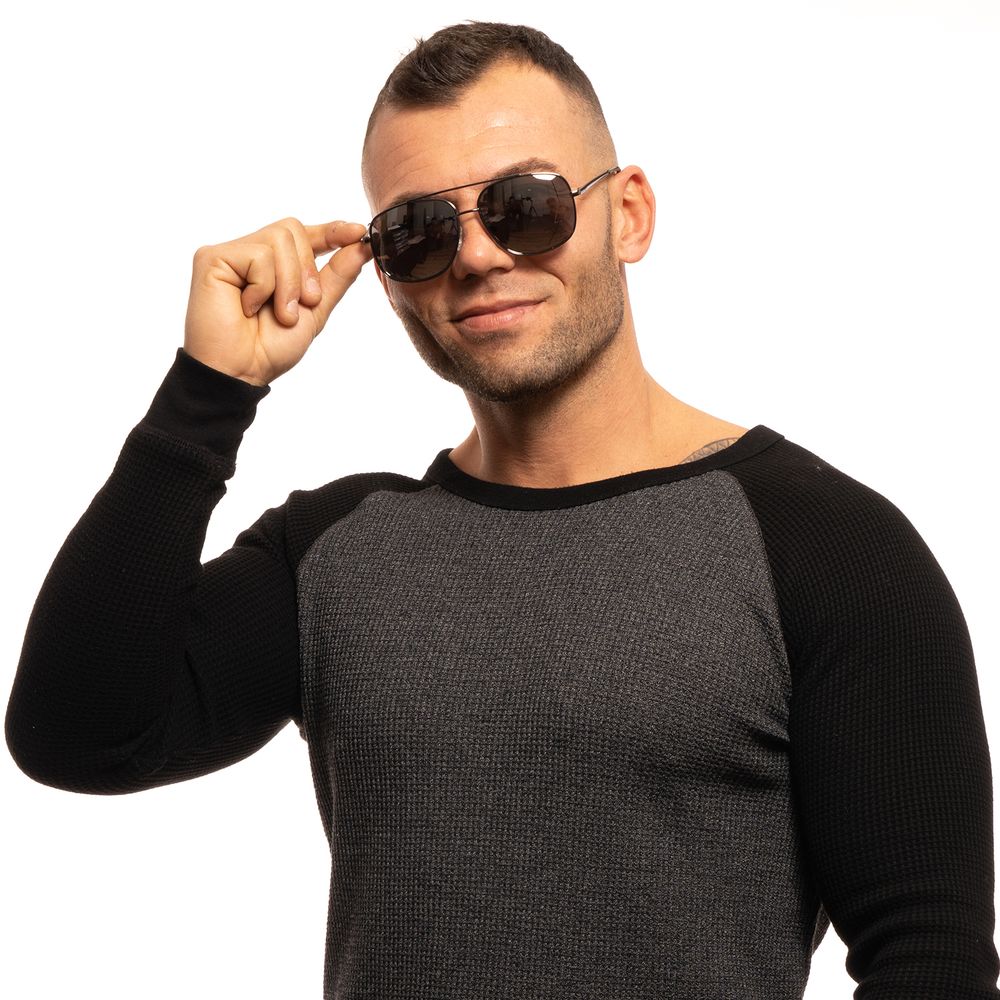 Guess Gray Metal Sunglasses