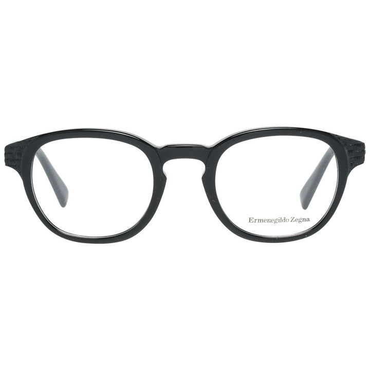 Ermenegildo Zegna Black Plastic Glasses (Frames)