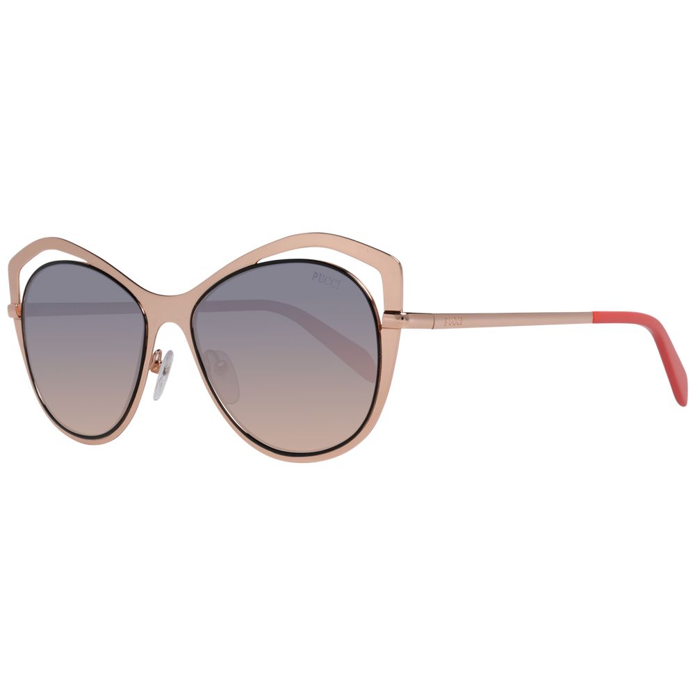 Emilio Pucci Rose Gold Metal Sunglasses