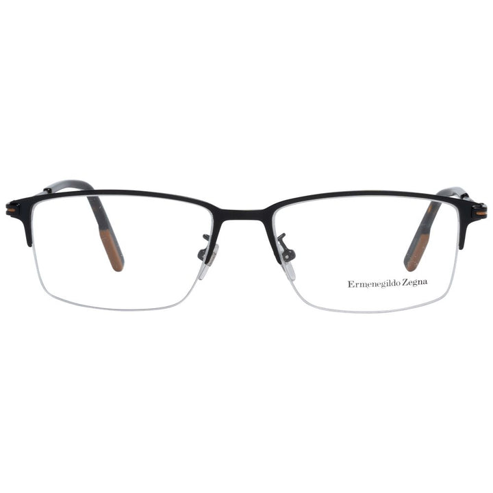Ermenegildo Zegna Black Metal Glasses (Frames)