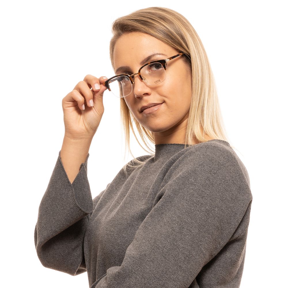 Lozza Brown Metal & Plastic Glasses (Frames)
