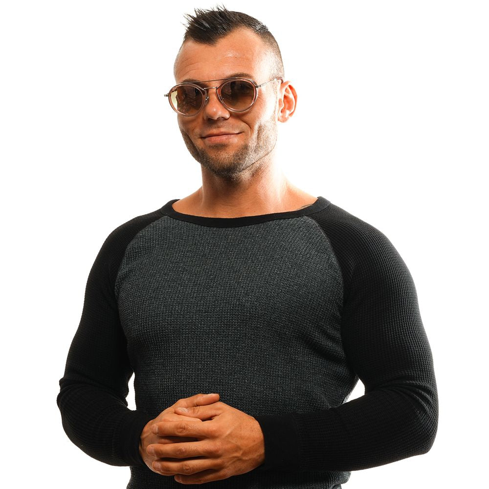 Omega Pink Metal Sunglasses