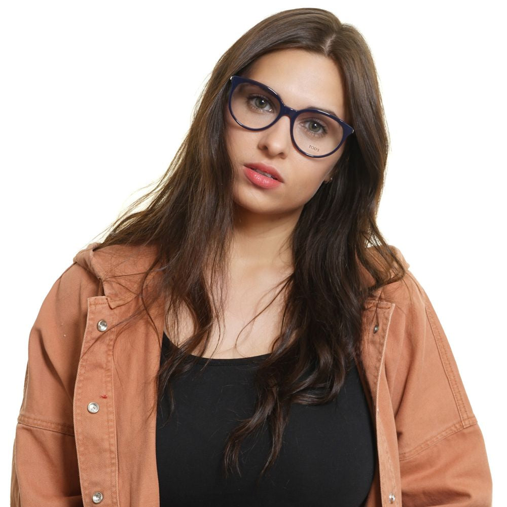 Tod's Blue Metal & Plastic Glasses (Frames)